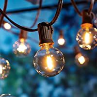 Los mejores  - Guirnaldas luminosas de exterior-[LED Versión] OxyLED G40 9 Metros 25 bombillas Luces de la secuencia del jardín al aire…